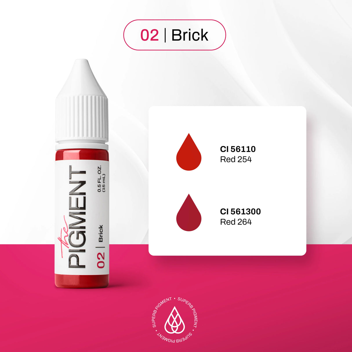 The Pigment 02 Brick Pigment (15ml) - BVShop