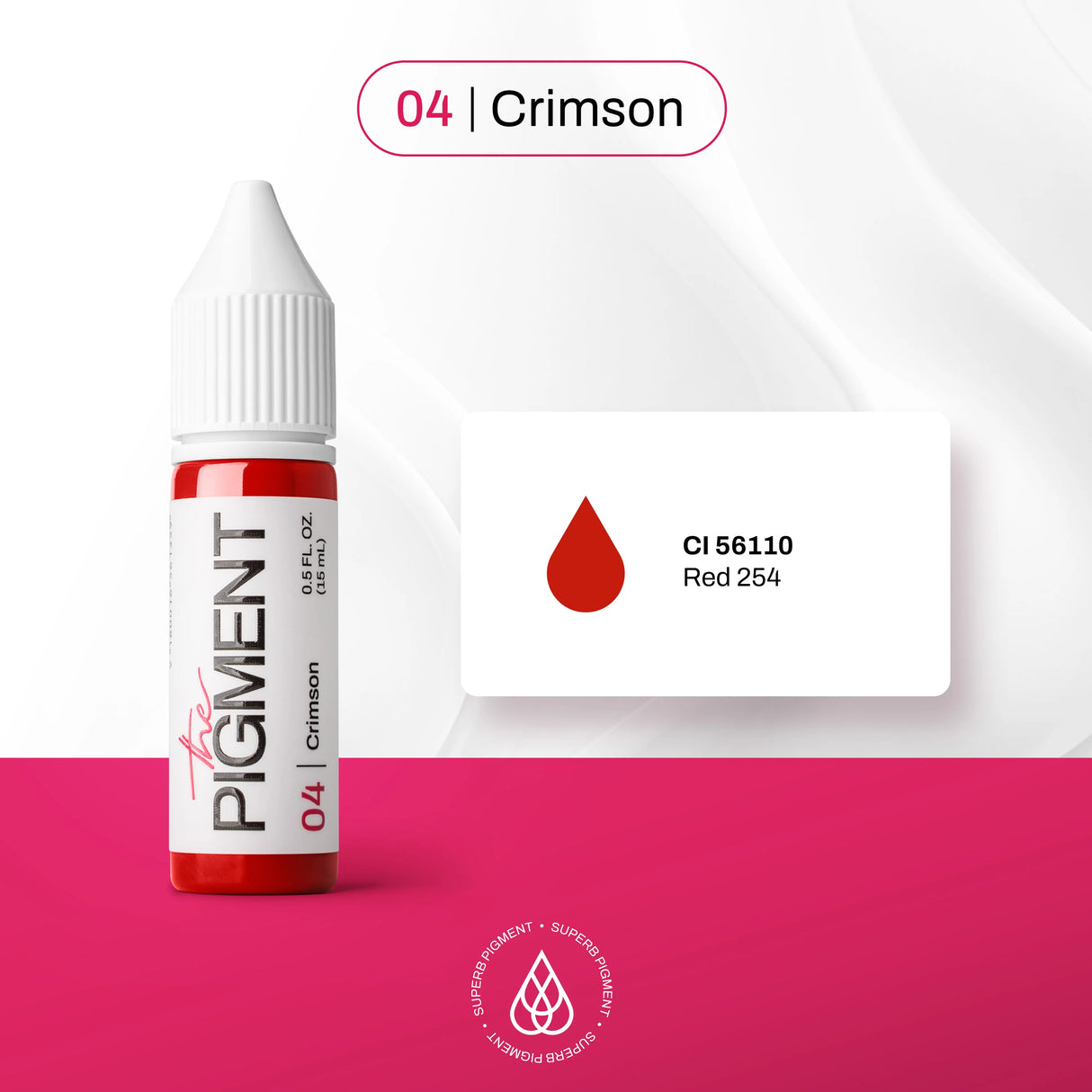 The Pigment 04 Crimson Pigment (15ml) - BVShop