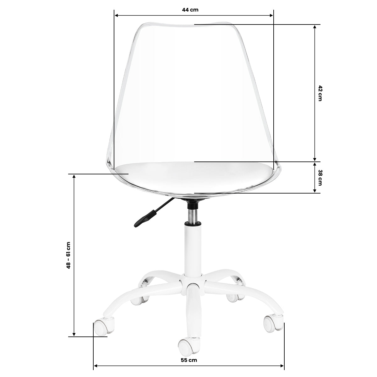 Cosmetic chair Ghost - BVShop