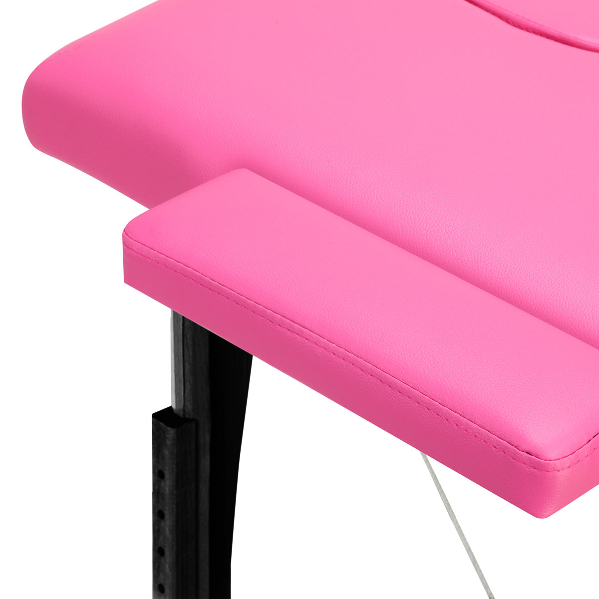 BALANCE wooden folding massage table 2 segment pink and black - BVShop