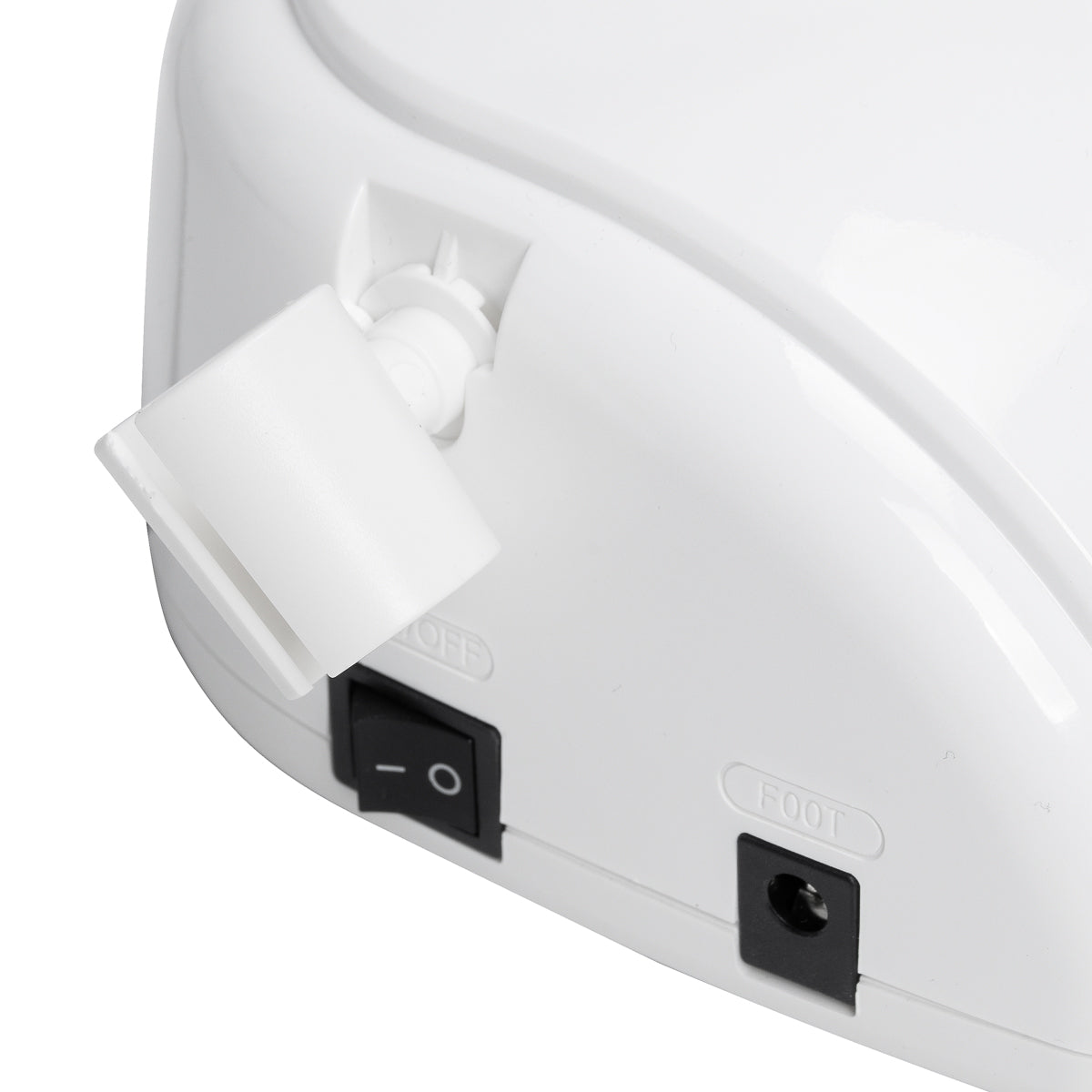 EXO Futura Nail Drill 65W – White · Connection sockets