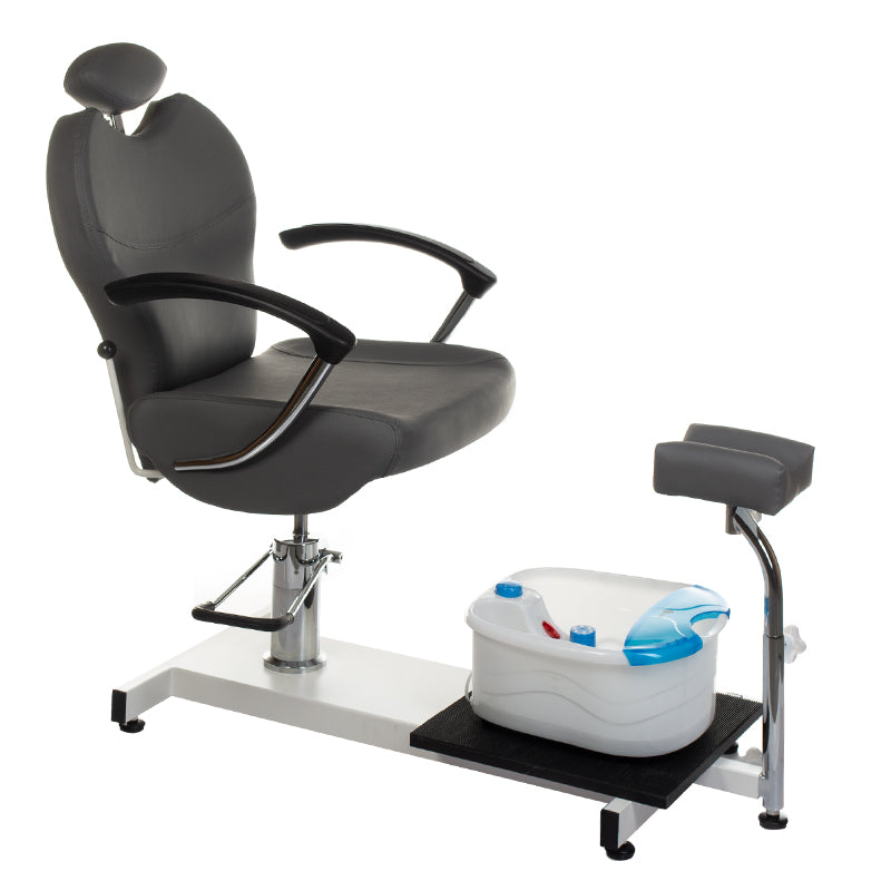 Pedicure chair with foot massager BR-2301 gray - BVShop