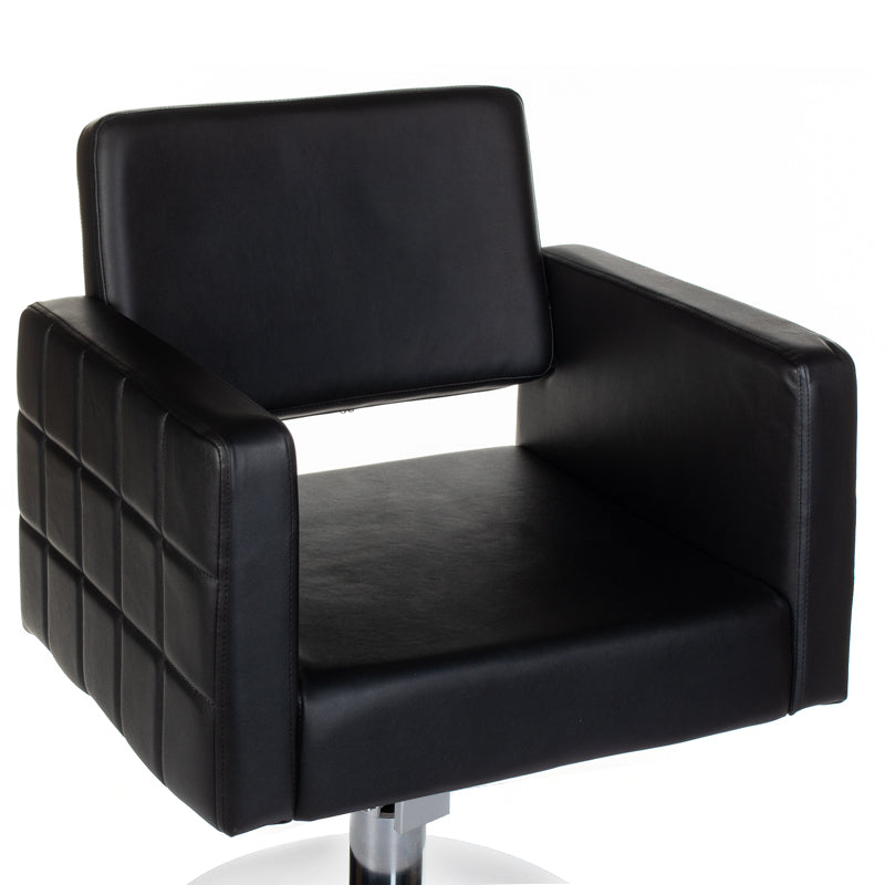 Ergonomic Hairdressing Chair Ernesto Black BM-6302 - BVShop