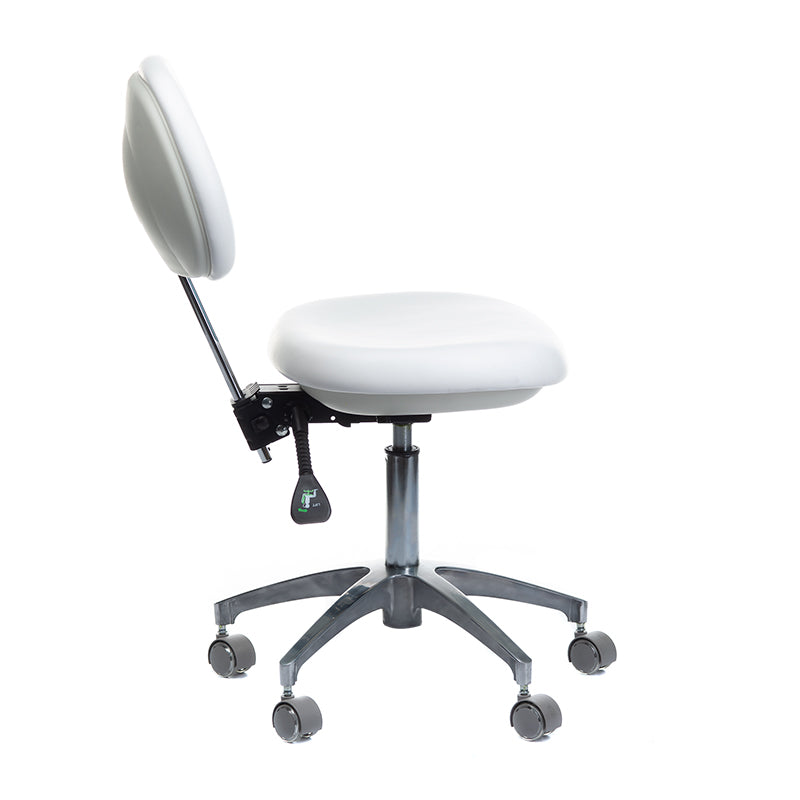 Medical Stool with Backrest BD-Y941 White - BVShop