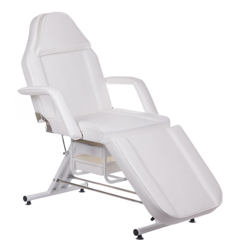 Cosmetic chair with troughs BW-262A white - BVShop
