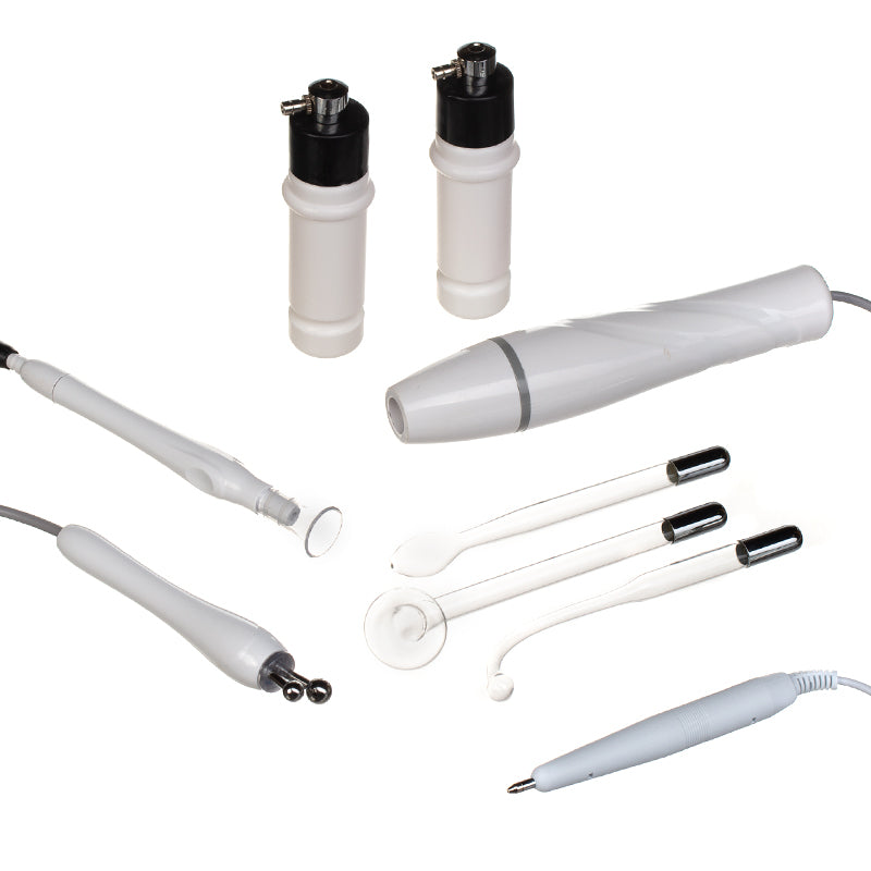 5-in-1 Cosmetic Device BR-1893 Gray (Galvanic, HF, Vacuum, Spray, Spot Removal) - BVShop