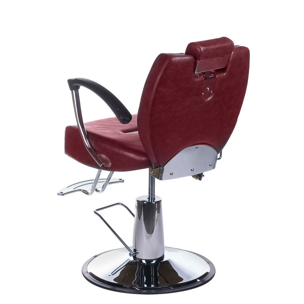 Barber chair HEKTOR BH-3208 Burgundy - BVShop