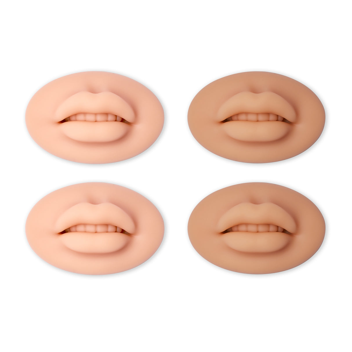 Swiss Color 3D Practice Lip Soft Silicone Light/Dark Set 4pcs - BVShop