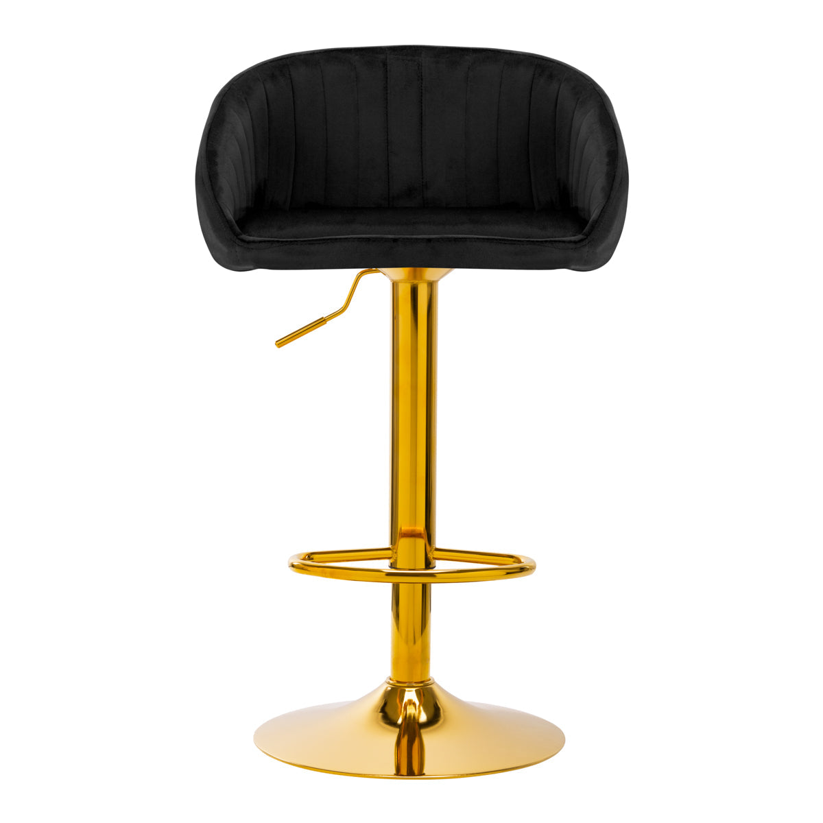 4Rico Bar Hocker QS-B16g velvet black - BVShop