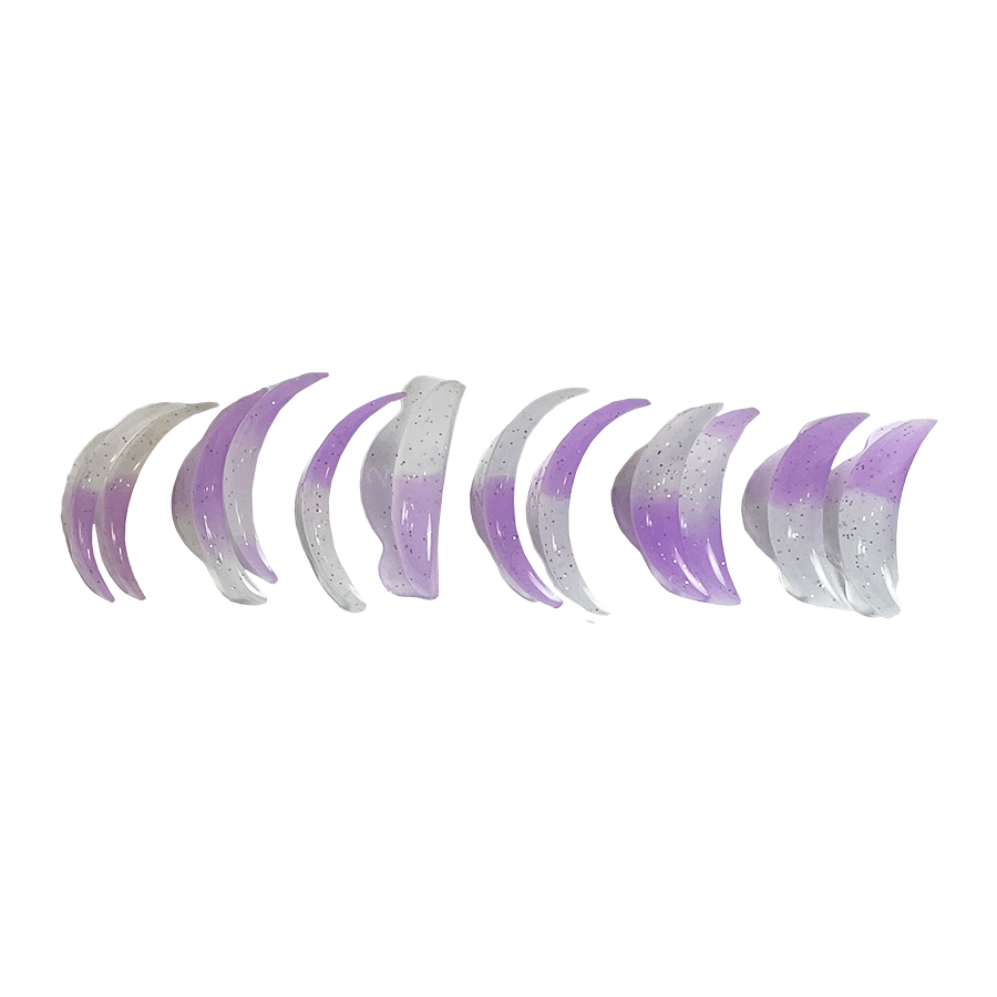 ÉLAN Lash Lift Silicone Pad Set VIOLET MULTI-CURL U–DD (6 Pairs) — 4