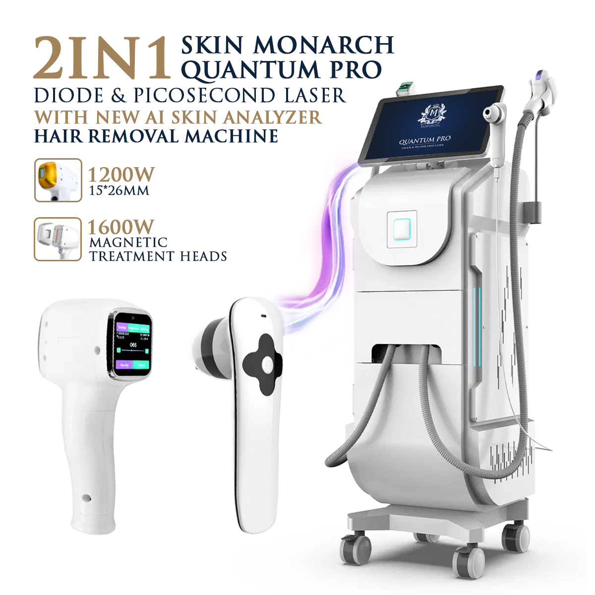Skin Monarch Quantum Pro Diode & Picosecond Laser