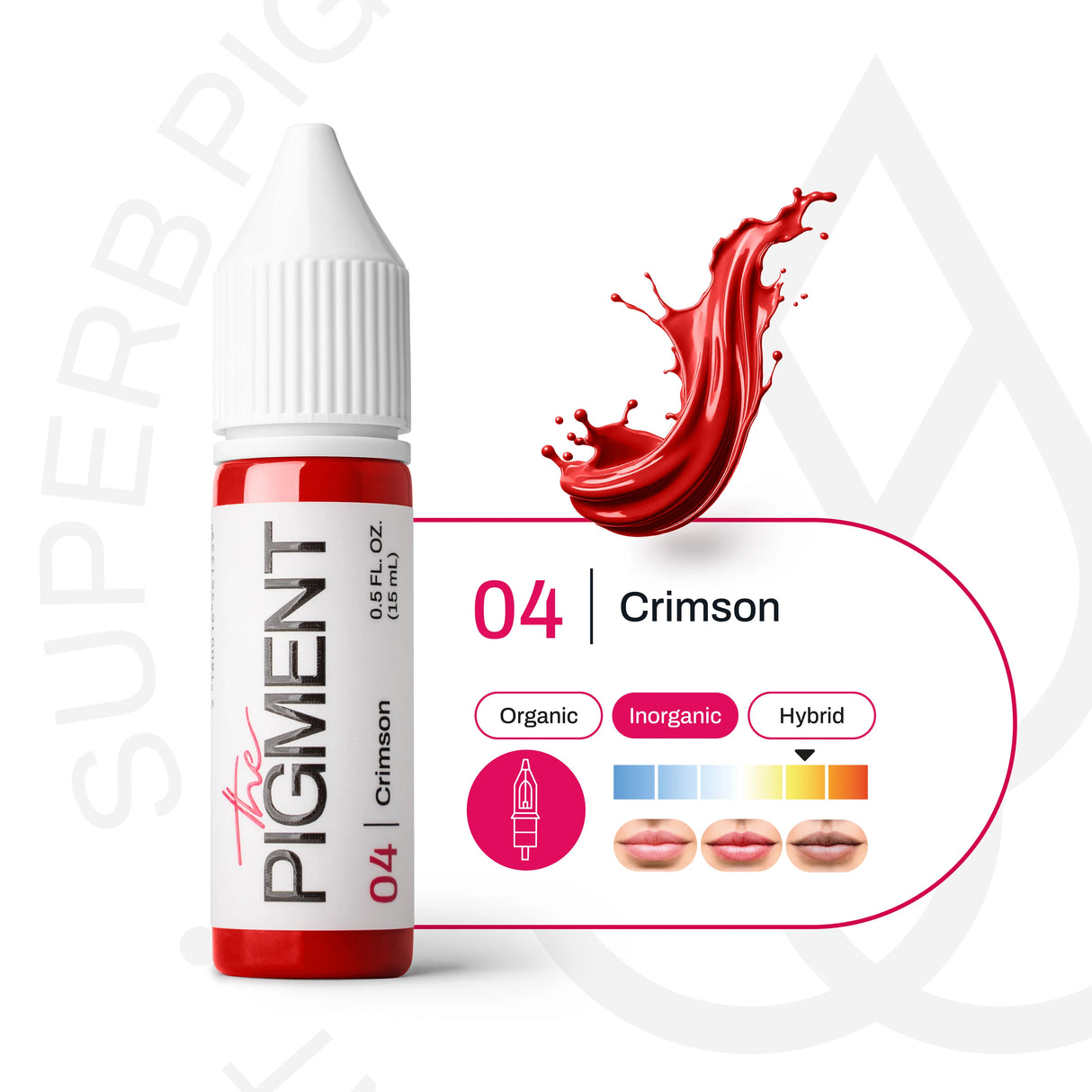 The Pigment 04 Crimson Pigment (15ml) - BVShop