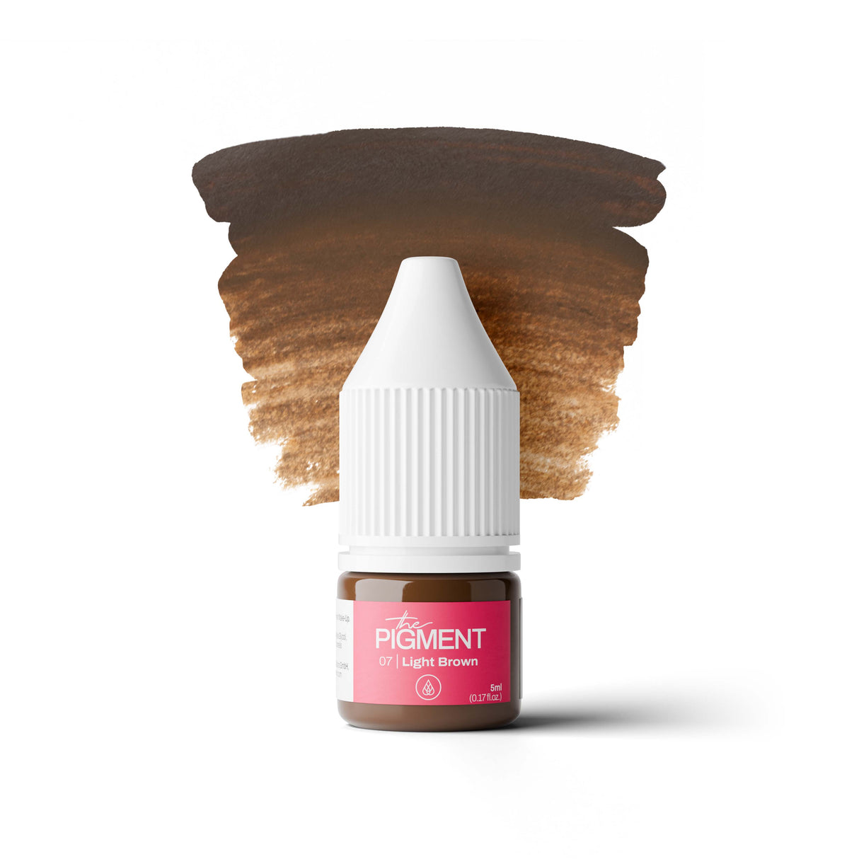 The Pigment 07 Light Brown warm brow PMU pigment bottle 5ml