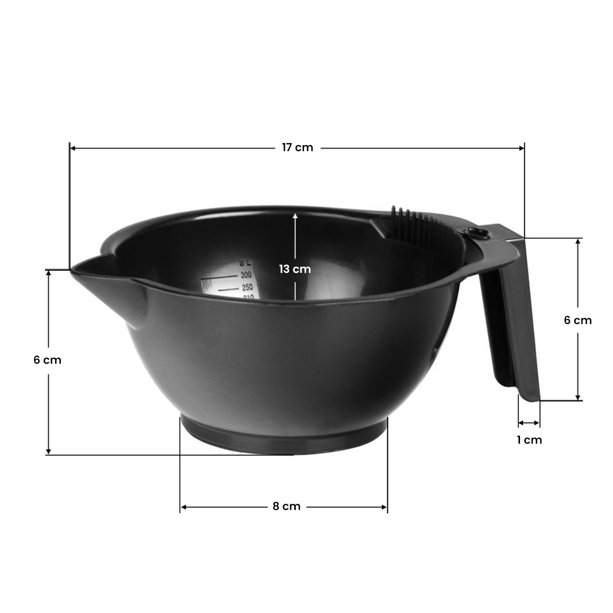 A-013 paint mixing bowl black - BVShop