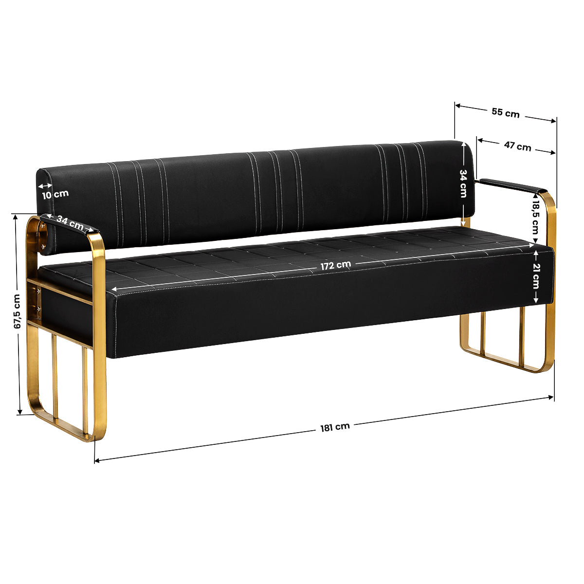 Avila waiting room sofa - BVShop