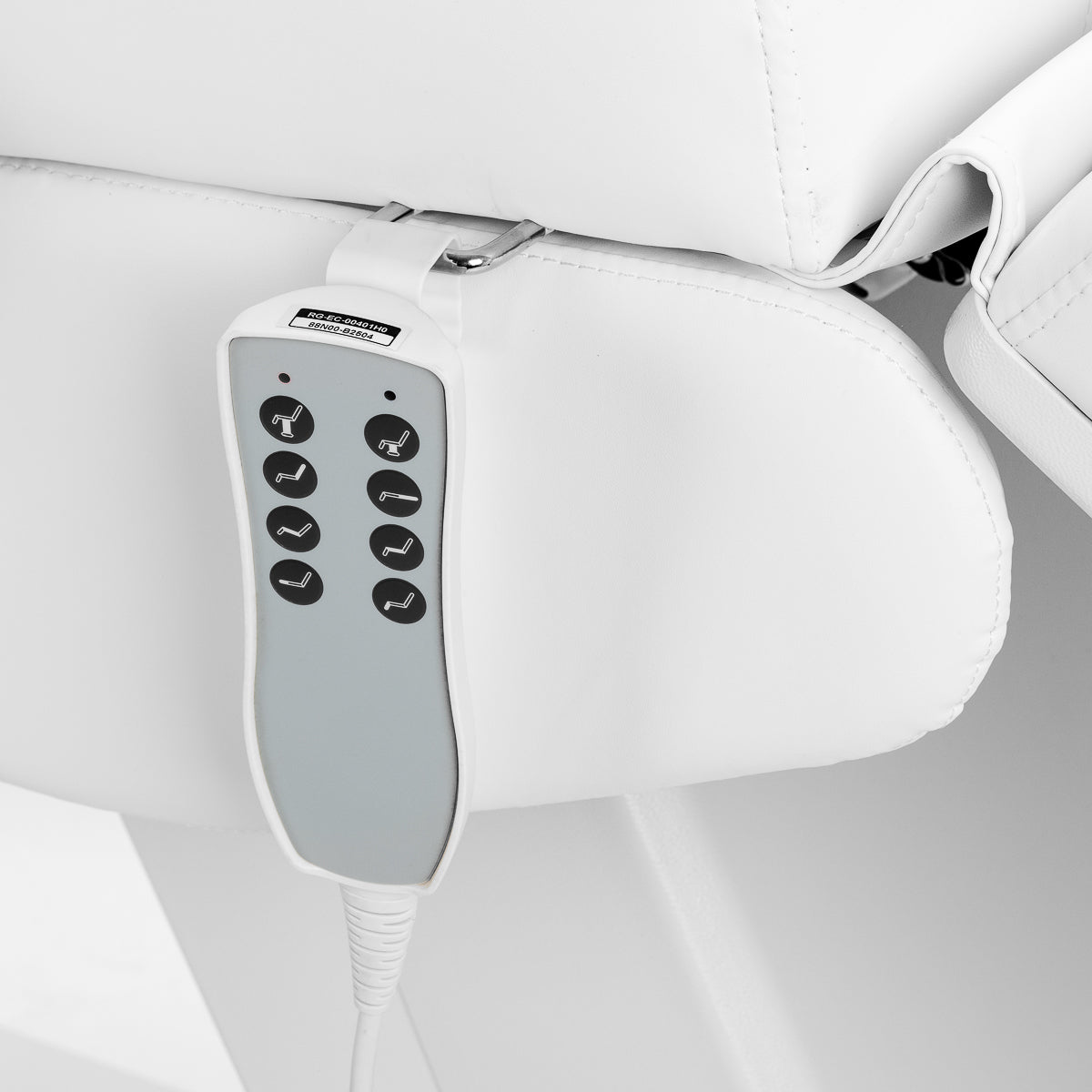 Azzurro Lux 4m white cosmetic chair with cradle - BVShop