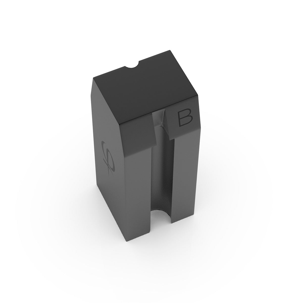PhiAcademy PhiX Flat Pencil Sharpening Tool — opposite side of the sharpening guide