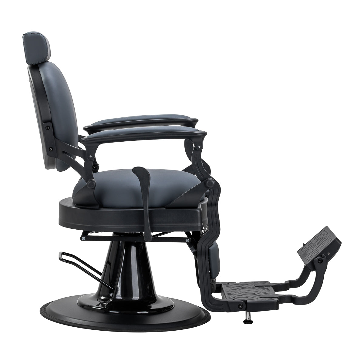 Barber chair Gabbiano Niccolo graphite buttonless - BVShop