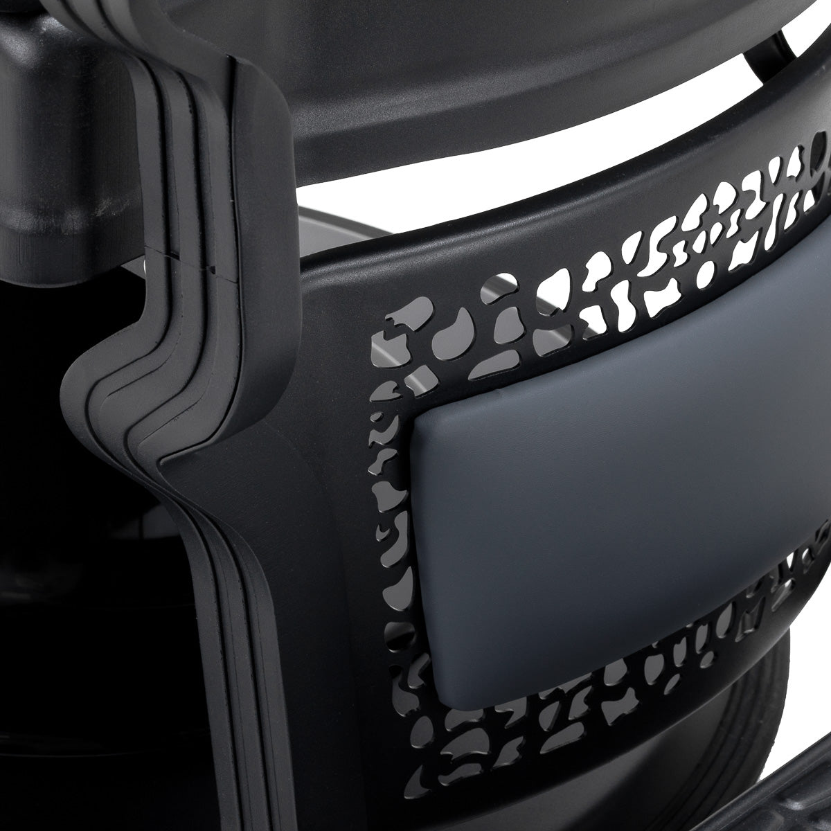 Barber chair Gabbiano Niccolo graphite buttonless - BVShop