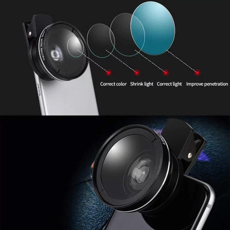Mobile Phone Wide Angle And Macro Camera Lens - BVShop