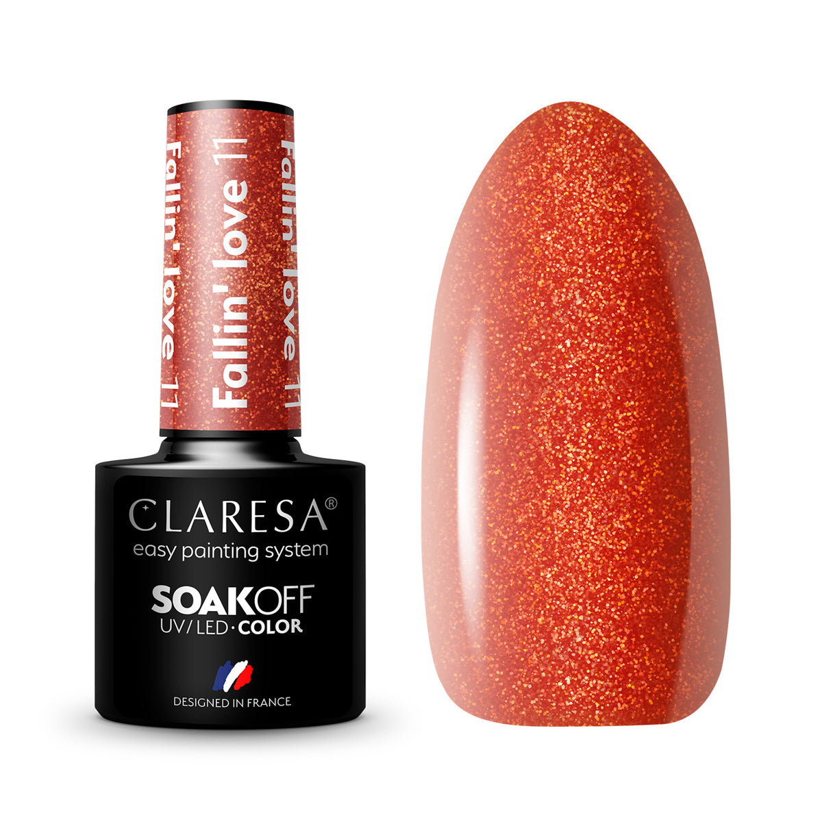 CLARESA Hybrid nail polish FALLIN "LOVE 11 - BVShop