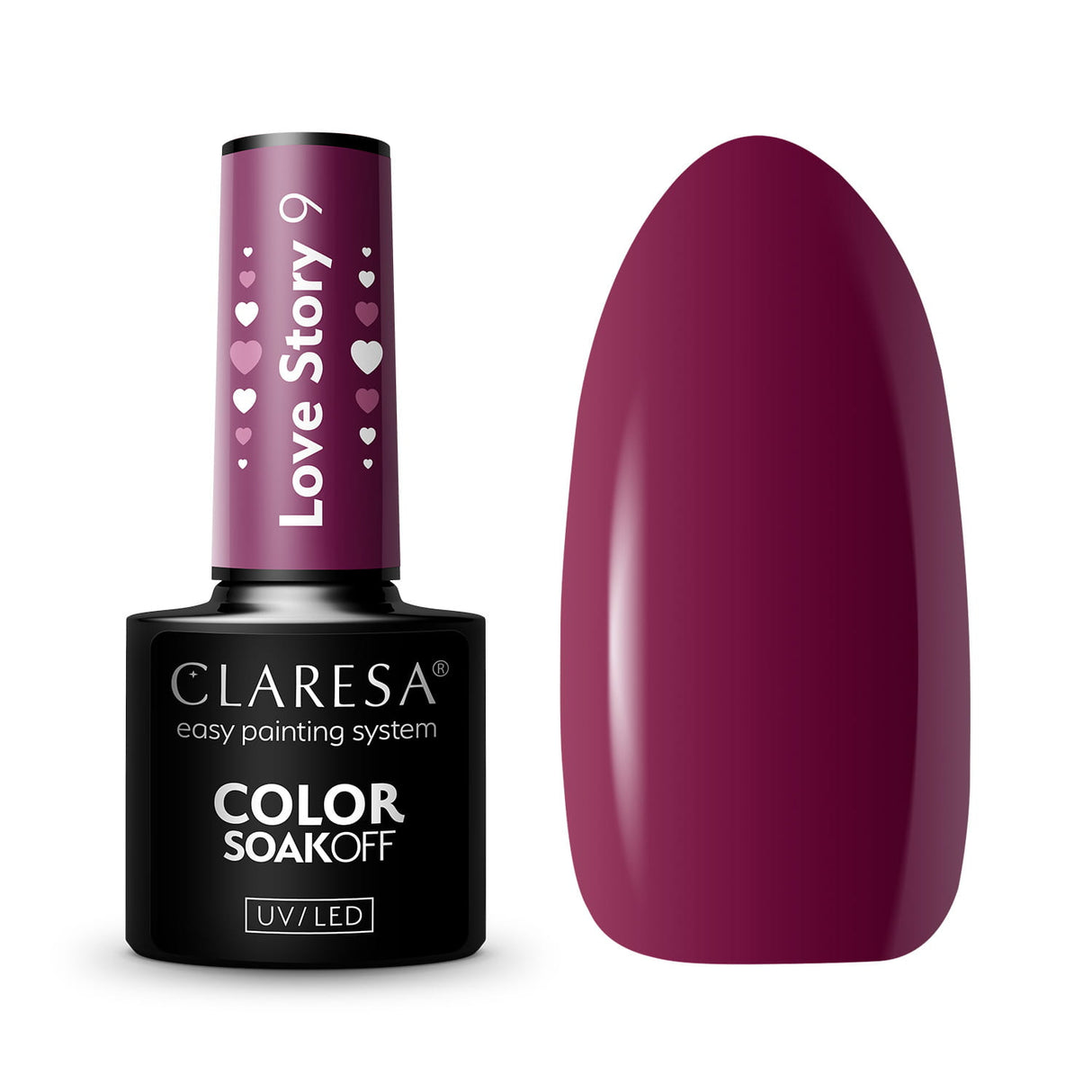 CLARESA LOVE STORY 9 - 5g Hybrid Polish - BVShop