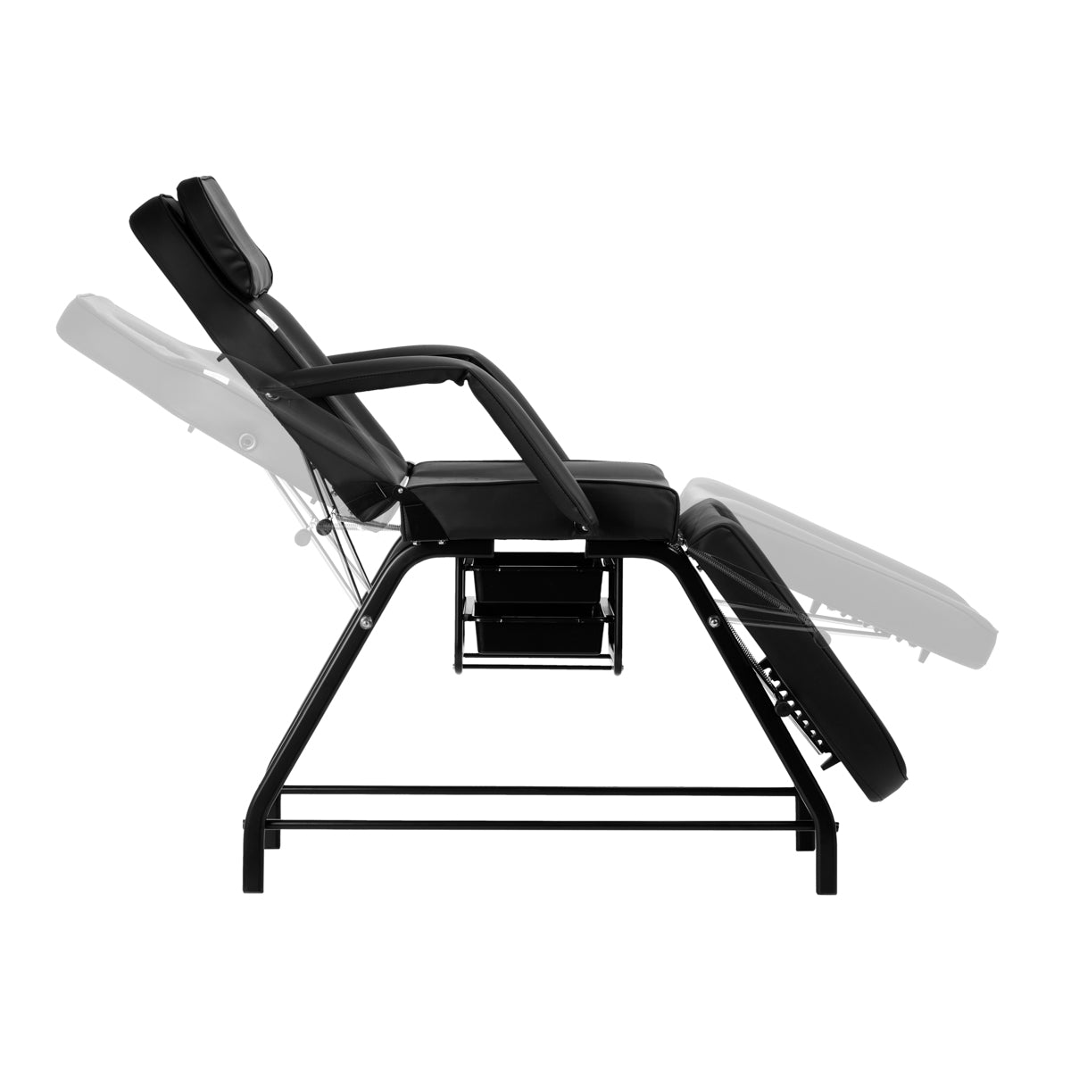 Cosmetic chair 557A with cuvettes black - BVShop