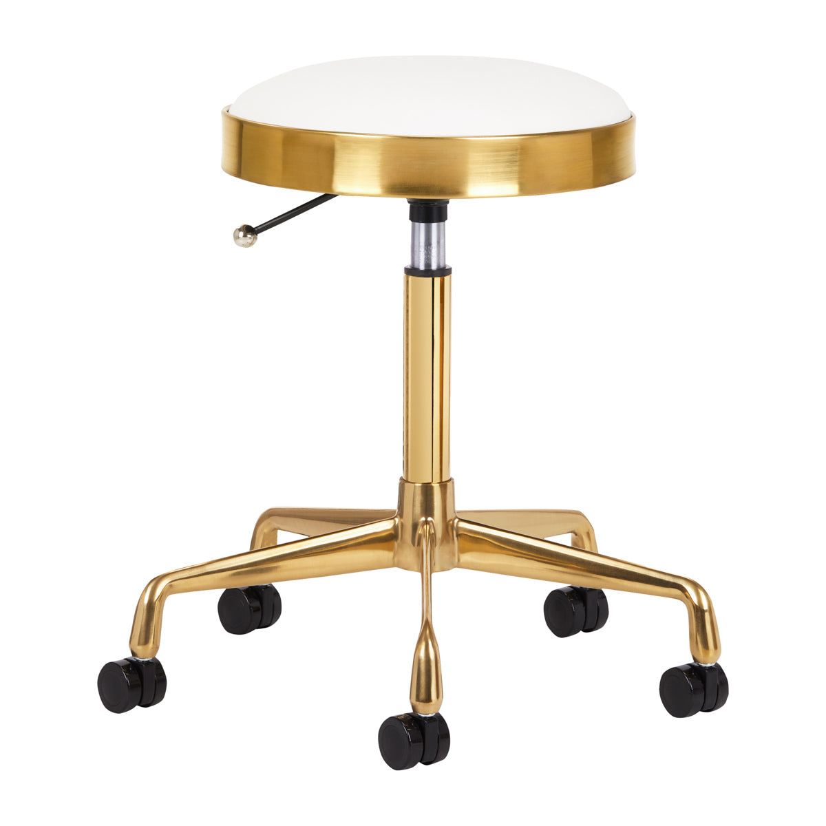 COSMETIC STOOL H7 GOLDEN WHITE - BVShop