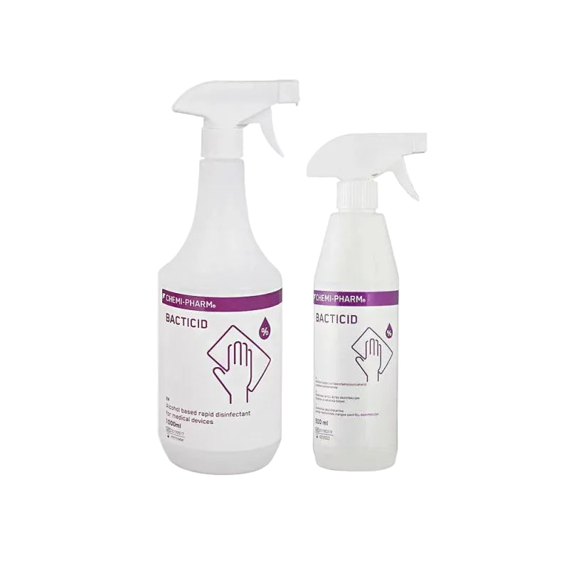 Chemipharm Bacticid Surfaces And Tools Disinfection Spray 500ml/1000ml - BVShop