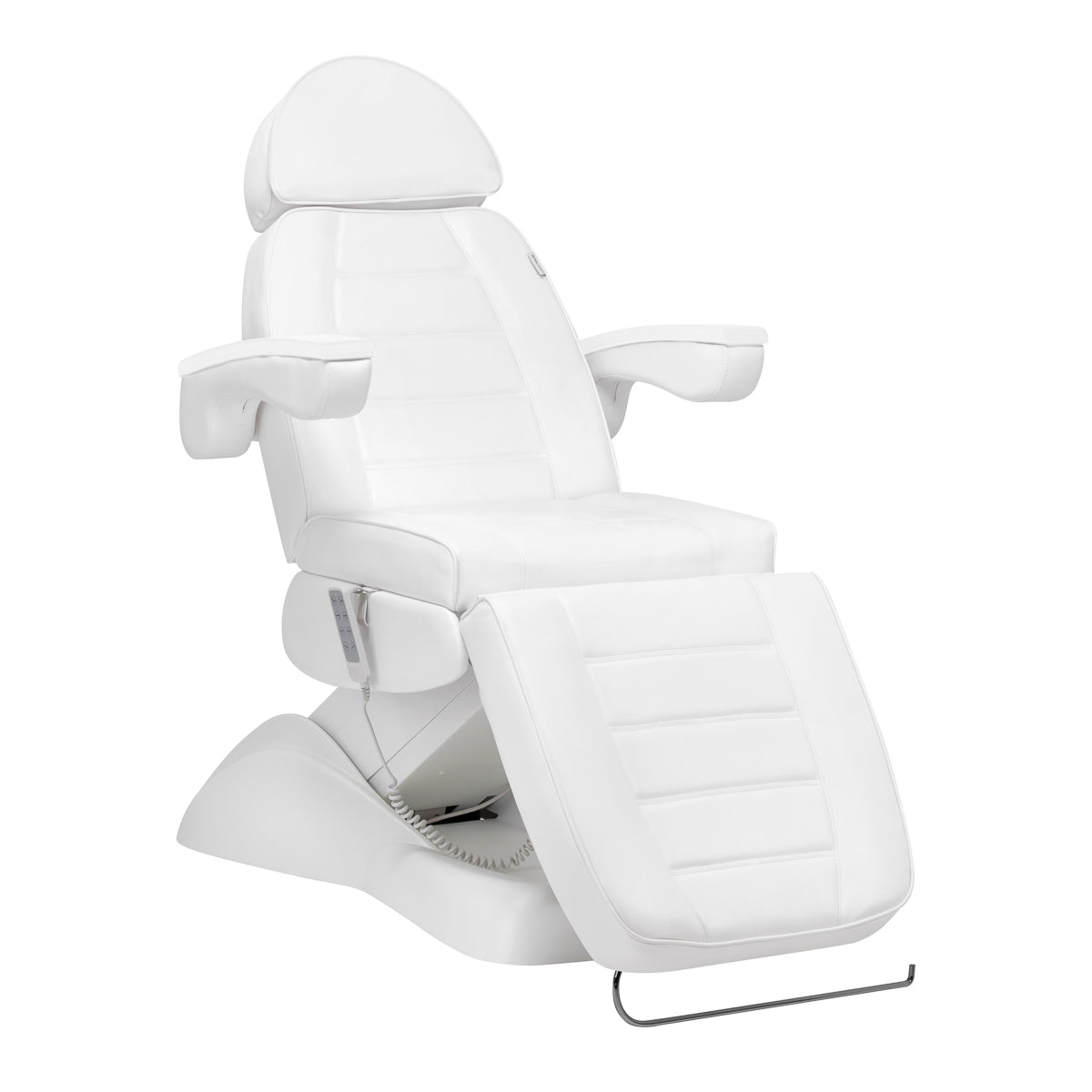 Electric cosmetic chair lux 4m white with a cradle - BVShop