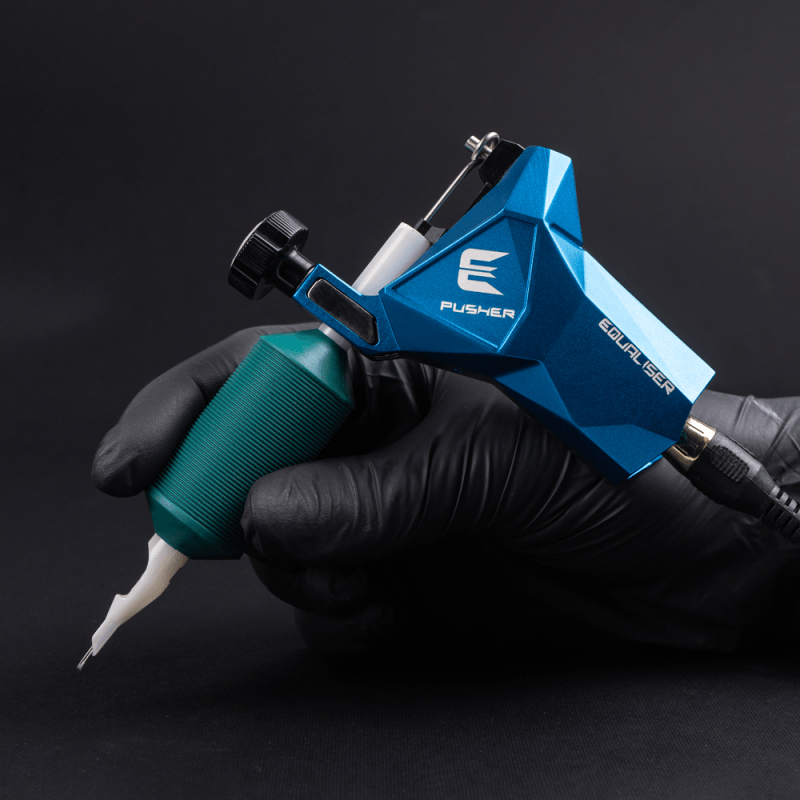 EQUALISER PUSHER Rotary Tattoo Machine Blue - BVShop