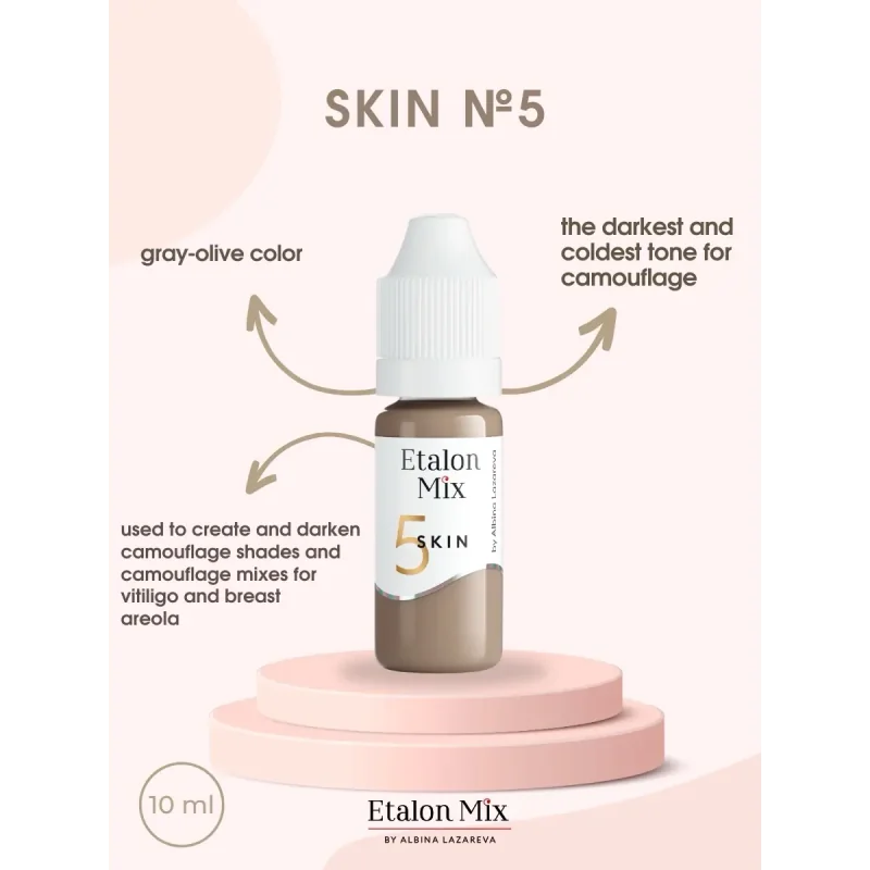 Etalon Mix Camouflage Skin Pigment Set 6x5ml - BVShop