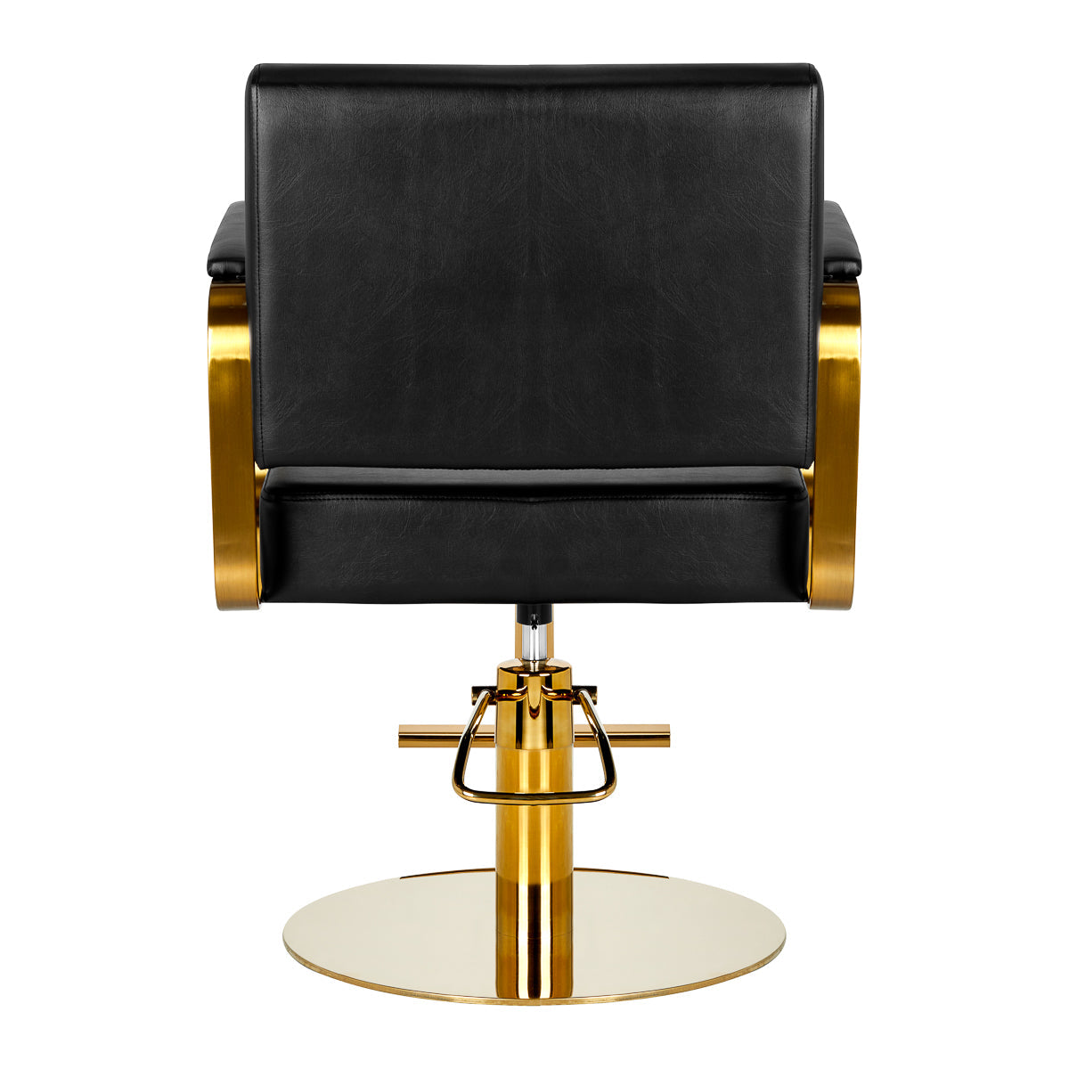 Gabbiano hairdressing chair Genua gold black - BVShop