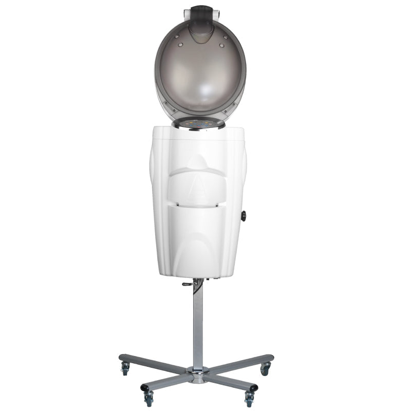 Gabbiano white standing hairdressing sauna with active ozone - BVShop