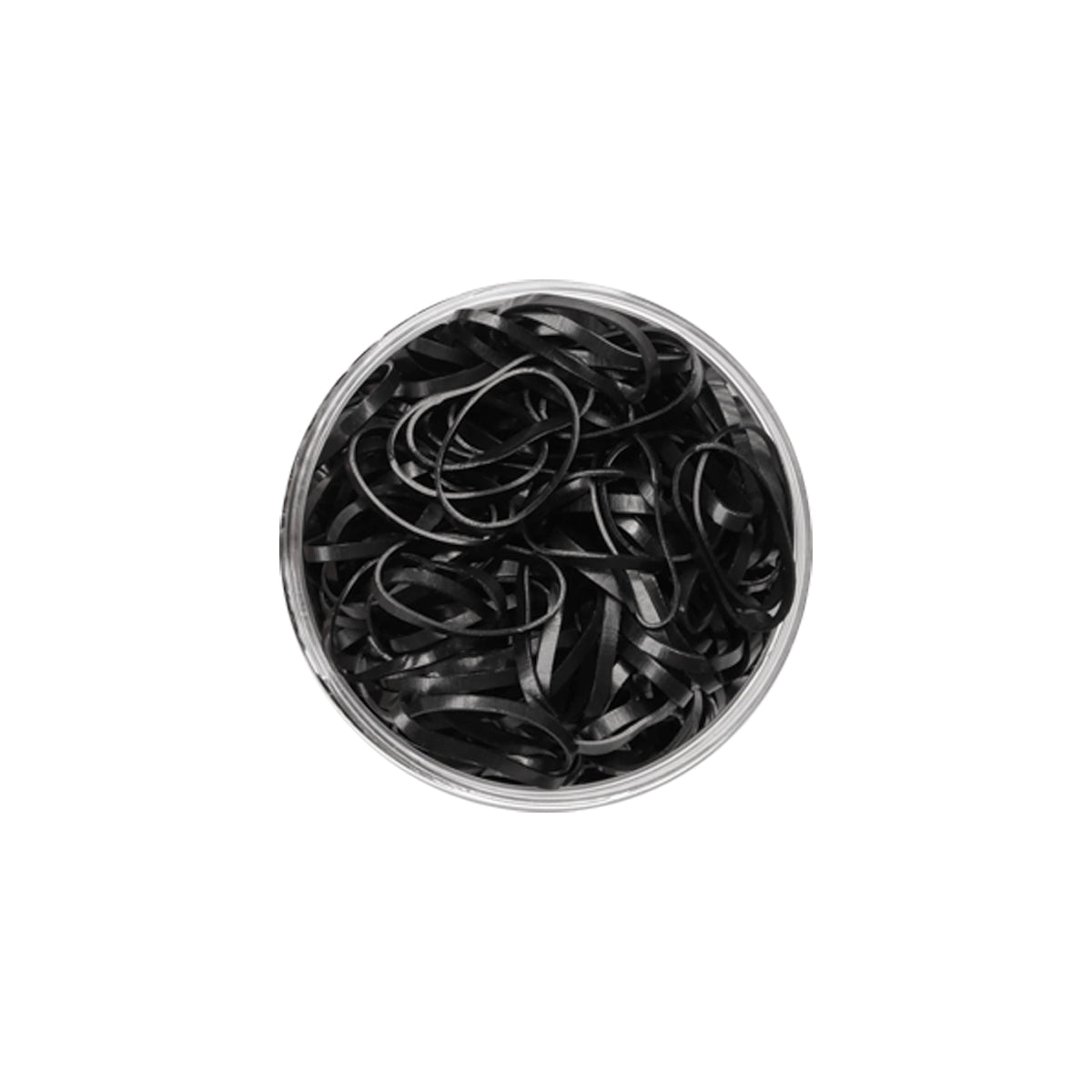 HAIR RUBBER BANDS - BLACK - BVShop