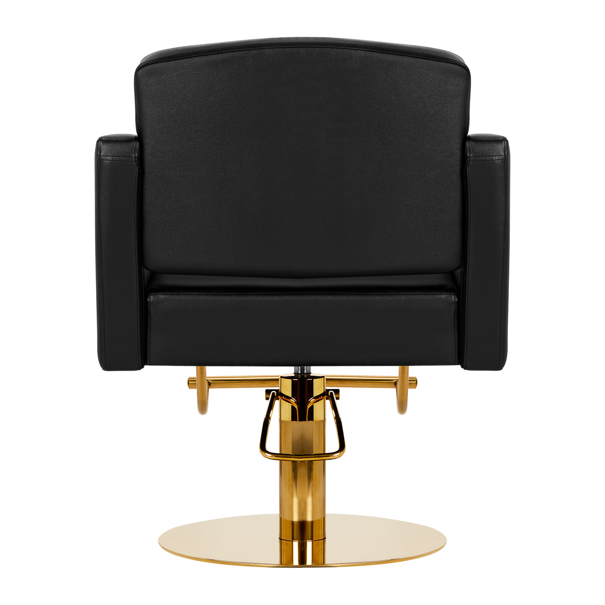 Hairdressing chair Gabbiano Turyn black gold - BVShop