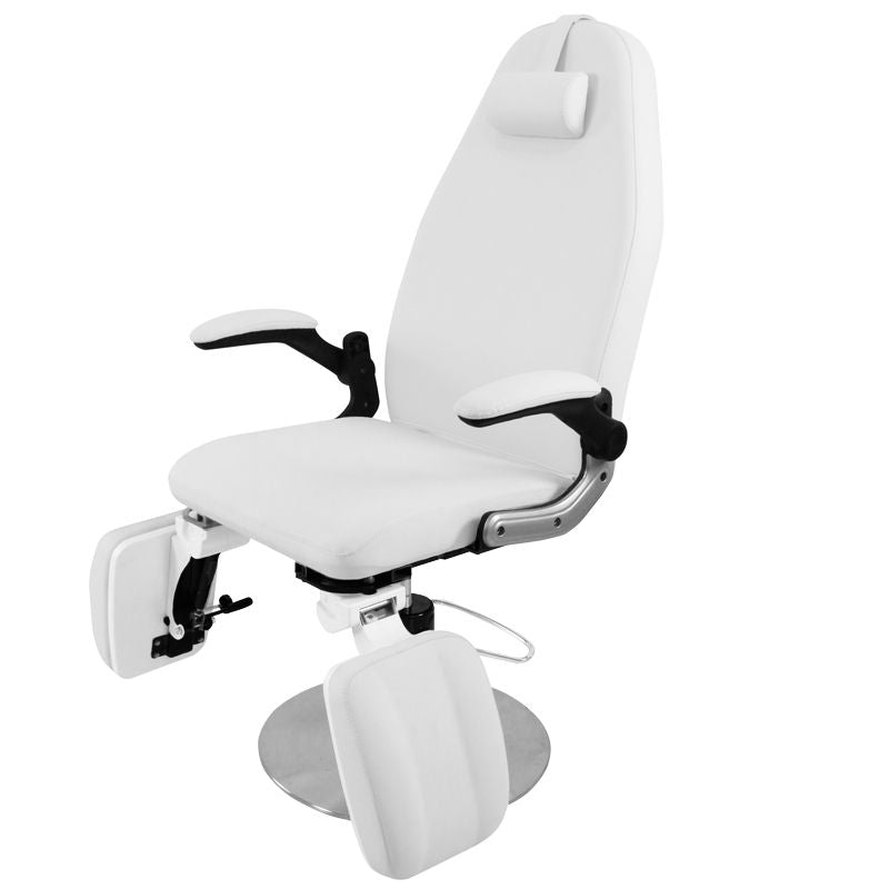 Hydraulic podiatry chair azzurro 713a white - BVShop