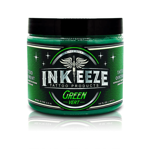 Inkeeze Green Vert Tattoo Aftercare Ointment 454g - BVShop
