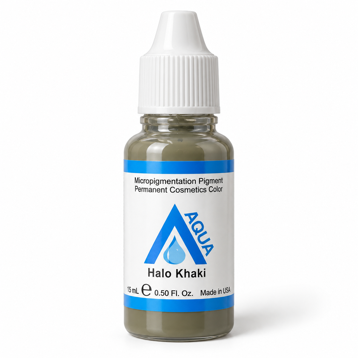 Li Pigments Aqua Halo Khaki Pigment 15ml — bottle on white background with soft shadow