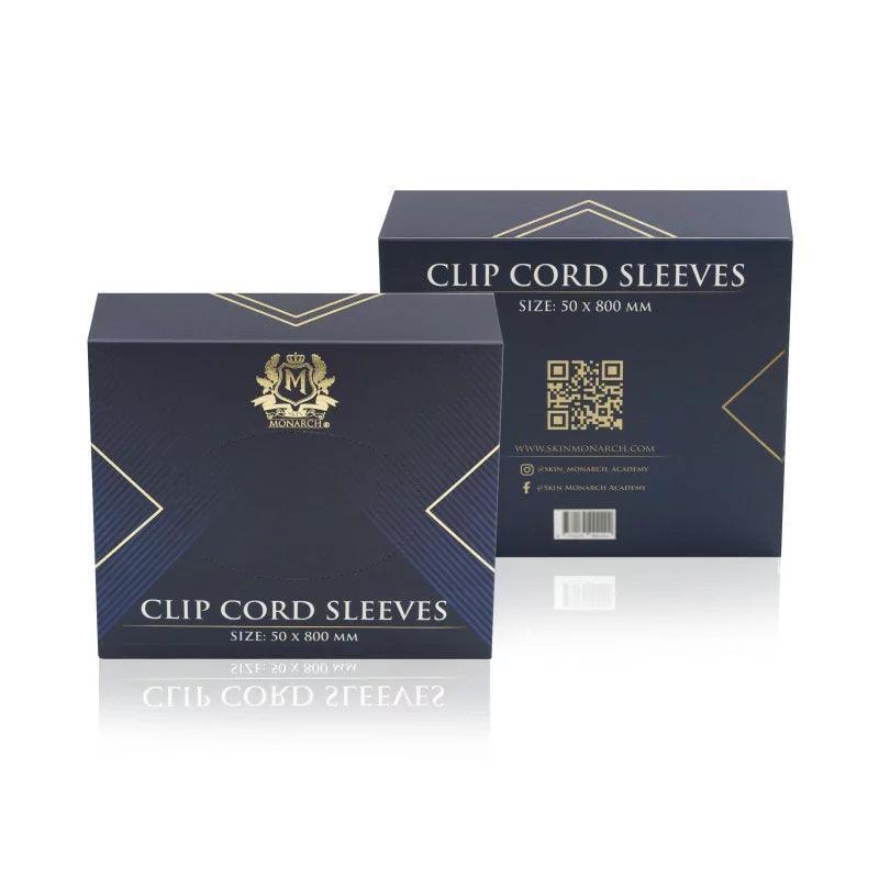 Skin Monarch Clip Cords Sleeves 50 x 800mm Yellow 125 pcs. - BVShop