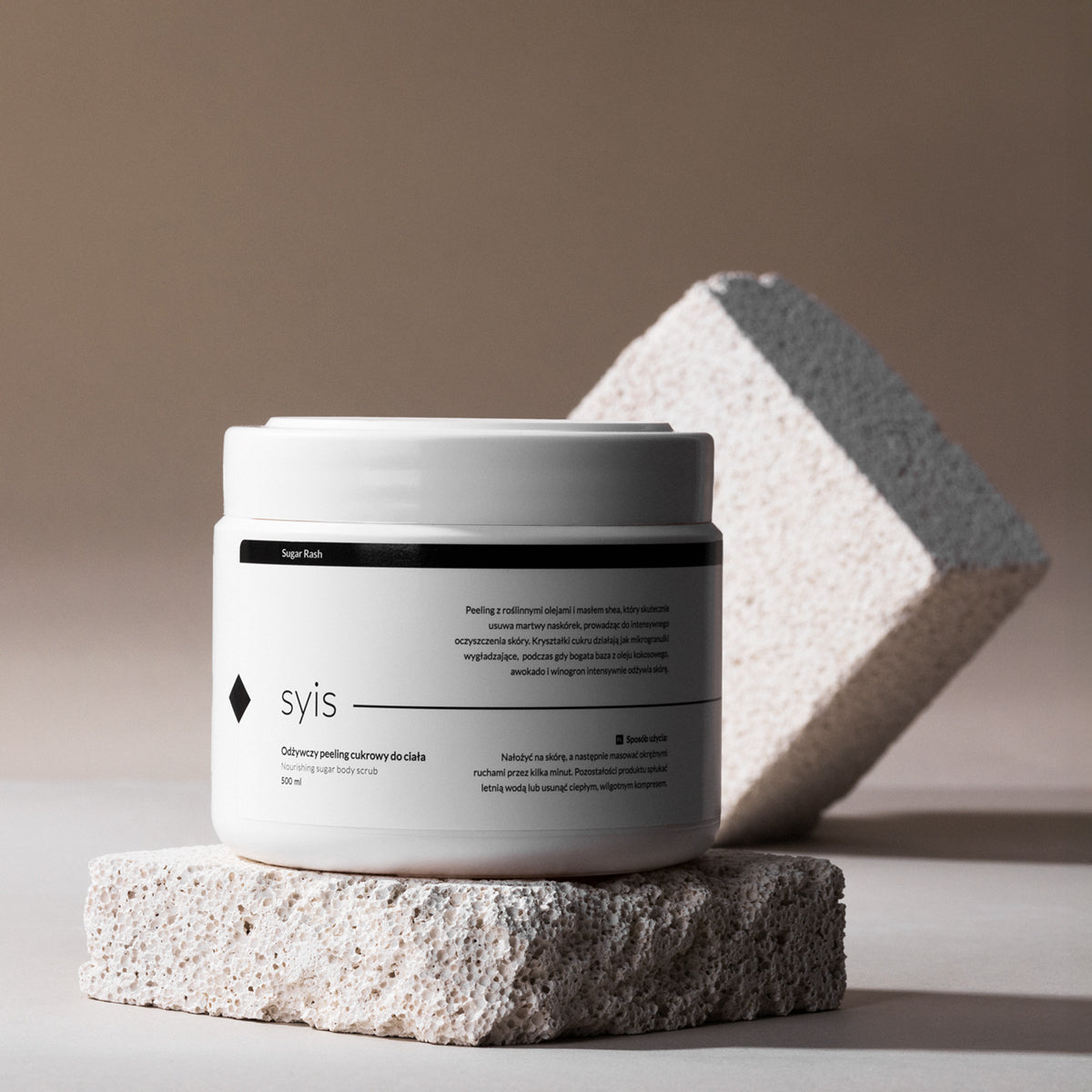 Syis Sugar Rash – nourishing sugar body scrub 500 ml - BVShop