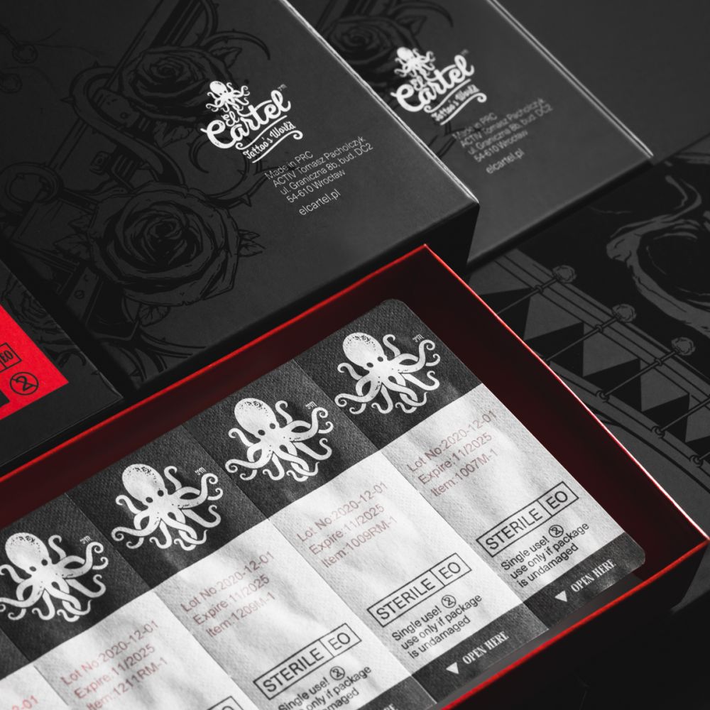 Tattoo Cartridge EL CARTEL V2 0.18 3RL Long Taper 10pcs. - BVShop