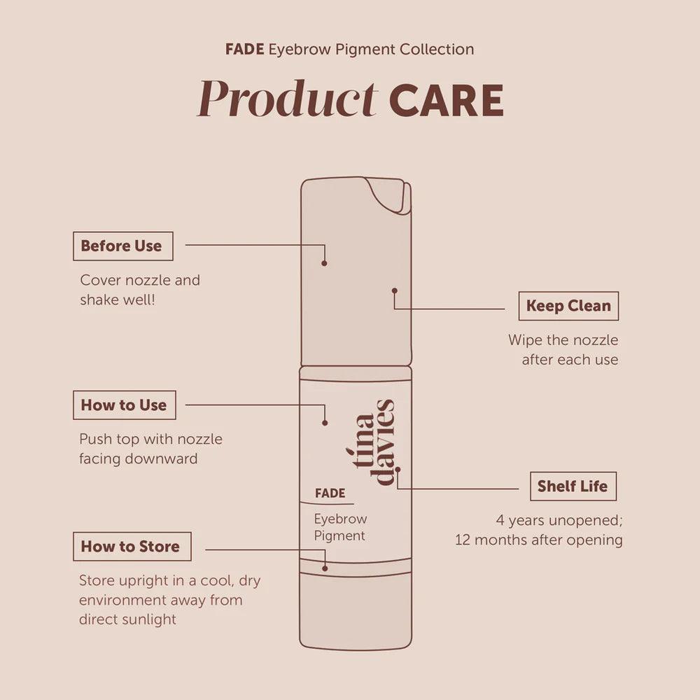 Tina Davies FADE Dark Neutral Brown Pigments 15ml - BVShop