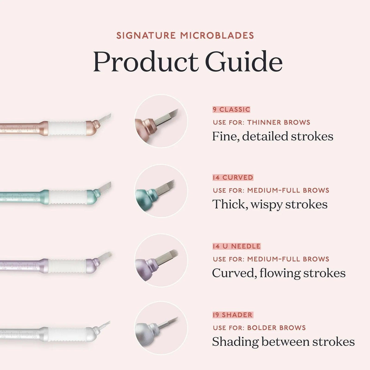 Tina Davies Microblading Pen 9 classic 10pcs - BVShop