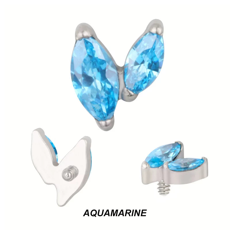 Titanium Piercing Tips With Zircon - BVShop