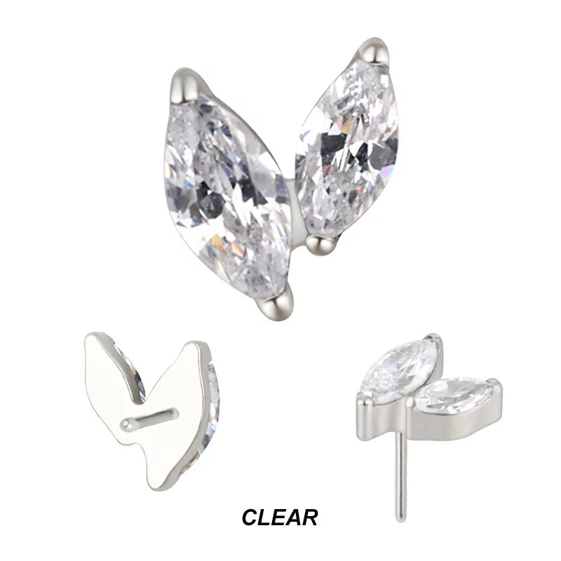 Titanium Piercing Tips With Zircon - BVShop