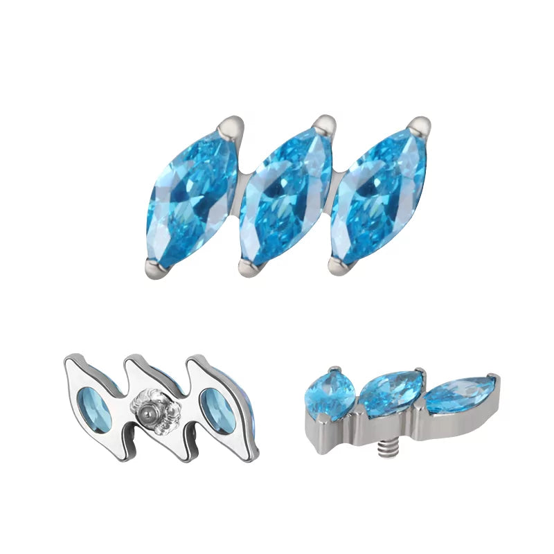 Titanium Ring Diagonal Marquise - BVShop