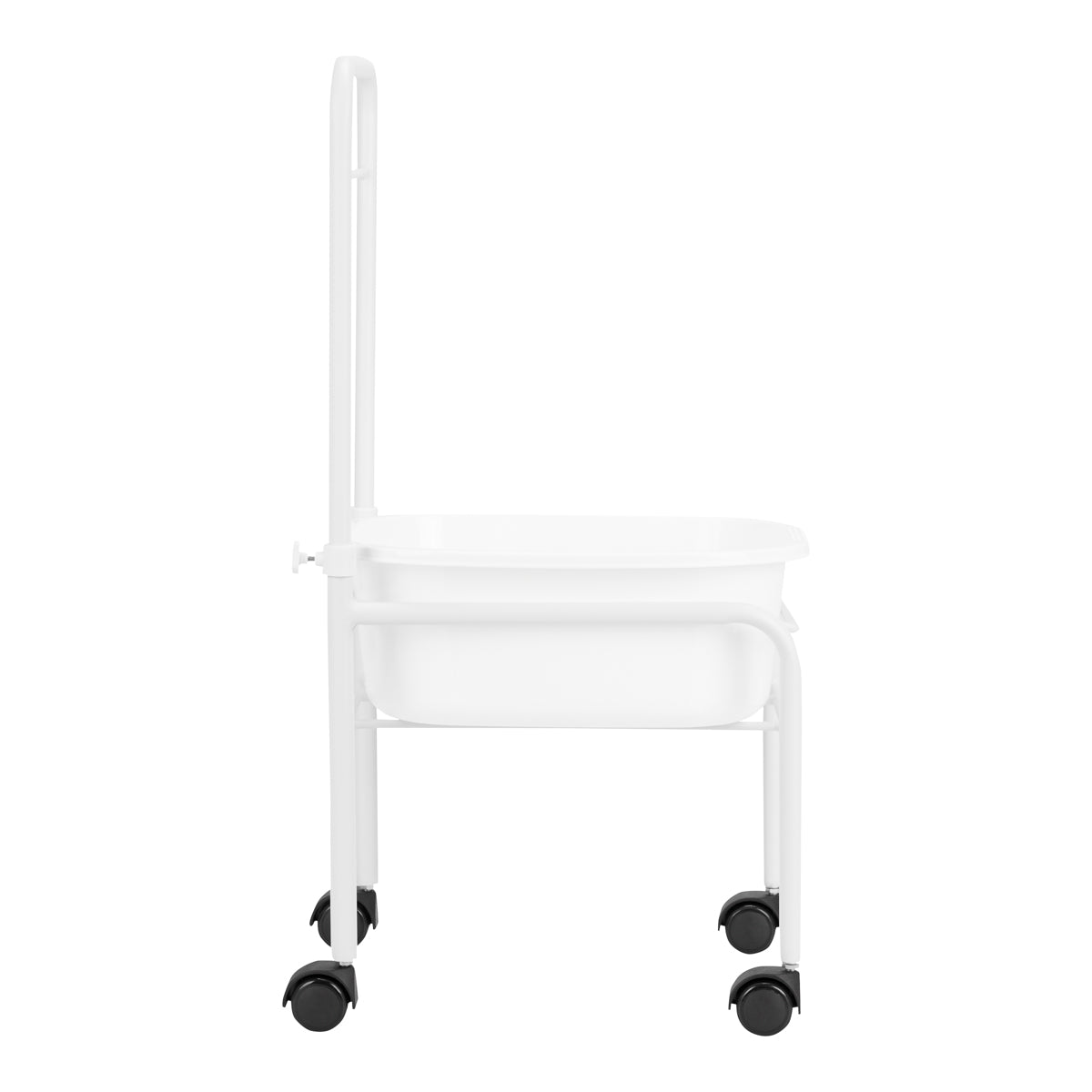 White pedicure tray on wheels - BVShop