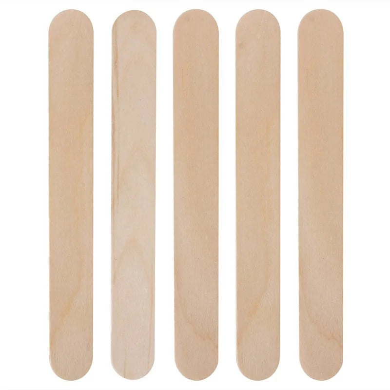 Wooden Spatulas 100pcs - BVShop