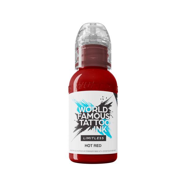 World Famous Limitless Tattoo Ink Hot Red 30ml - BVShop
